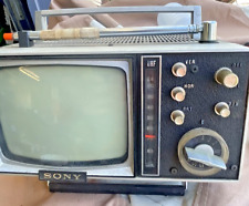 TV portátil vintage Sony Micro Television 5-307UW sin cable de alimentación sin probar segunda mano  Embacar hacia Argentina