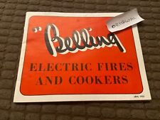 Belling electric fires for sale  HOCKLEY