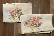 Usado, Vintage Dan River Floral Bouquet Ivory KING Pillow Shams - Set of 2 NWOT USA  comprar usado  Enviando para Brazil