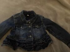 Jean jacket ruffle for sale  Spring Grove