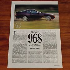 Porsche 968 magazine for sale  Salt Lake City