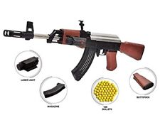 Pistola de brinquedo/arma de tiro Fiddlys Ak 47 para crianças com luz laser e arma de 500 balas comprar usado  Enviando para Brazil