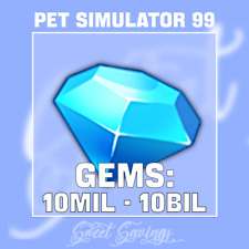  10M - 10B Gemas / Diamantes  - Simulador de mascotas 99 PS99 Roblox Pet Sim segunda mano  Embacar hacia Argentina