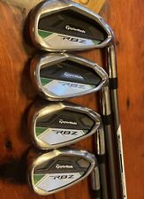 TaylorMade RBZ Speedlite Iron Set  7, 8, 9, PW  R Flex Steel, New Grips. for sale  Shipping to South Africa