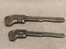 2 Vintage Adjustable Auto Monkey Wrenches - 9" & 11" - Made in USA - Estate Find, used for sale  Holland