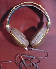 Vintage Nakamichi headphones Brown and Gold for sale  Shipping to South Africa