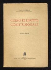 Corso diritto costituzionale. usato  Firenze