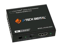 J-Tech Digital 4K 60HZ Hdmi Áudio Extrator Conversor de saída SPDIF +3.5MM 18 Gpbs, usado comprar usado  Enviando para Brazil