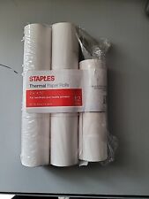 2 1/4 x 50 papel térmico 8 rollos tarjeta de crédito y caja registradora papel recibo POS segunda mano  Embacar hacia Argentina