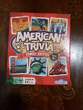 American Trivia Family Edition Quiz Game Outset Media 2013 Complete, used for sale  Shipping to South Africa