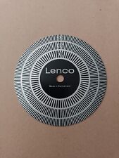 Lenco strobe disc for sale  WHITEHAVEN