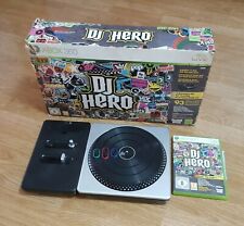 DJ Hero Turntable Decks With Game Xbox 360 Official Microsoft Wireless for sale  Shipping to South Africa