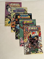 First Comics Adventures #1-5 Juego Completo 1985 Dynamo Joe/Whisper/Blaze Barlow, usado segunda mano  Embacar hacia Mexico