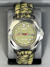 Used, VICTORINOX INOX Men’s Diver Quartz Watch W/ Naimakka Paracord 241725 20ATM Ø43mm for sale  Shipping to South Africa