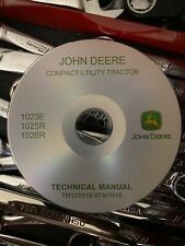 John Deere 1023E 1025R 1026R COMPACT UTILITY TRACTOR SERVICE MANUAL TM126919 for sale  Ridgecrest
