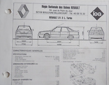 Fiche technique automobile d'occasion  France