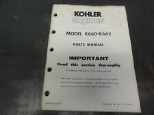 Kohler k660 k662 for sale  Mineral Wells