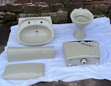 Vintage Green Armitage Shanks Vitreous China Toilet And Sink Retro for sale  Shipping to South Africa