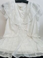 Filled white blouse d'occasion  Expédié en Belgium