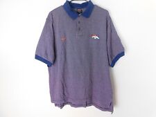 Nike Team NFL Denver Broncos Polo Shirt Adult L Orange Blue Short Sleeve Sports for sale  Shipping to South Africa