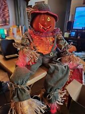 fiber optic halloween scarecrow for sale  Warren