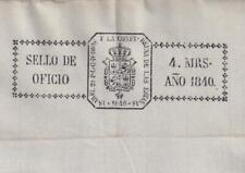 1840-PS-56 ESPAÑA INGRESOS PAPEL SELLADO 1840 SELLO 4 a OFICIO SIN USAR. segunda mano  Embacar hacia Argentina