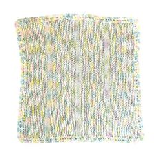 Cobertor de bebê de crochê feito à mão unissex menino menina macio multicolorido colo quadrado, usado comprar usado  Enviando para Brazil
