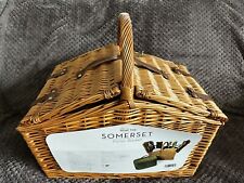 Conjunto de cesta de piquenique PICNIC TIME Somerset Deluxe para 2 - NOVO EM FOLHA! comprar usado  Enviando para Brazil