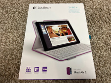 Capa protetora Logitech Type+ com teclado integrado para iPad Air 2 - ROXO comprar usado  Enviando para Brazil