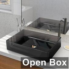Used, MEDUNJESS 21''x14'' Black Resin Vessel Bathroom Sink for sale  Shipping to South Africa