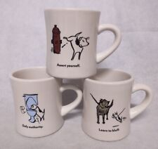 Bad Dog Wisdom Coffee Mugs 3  Assert Yourself Defy Authority Learn to Bluff for sale  Shipping to South Africa