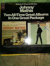 JOHNNY MATHIS~dois ótimos álbuns de todos os tempos WARM/OPEN FIRE, DUAS GUITARRAS ~ 2 LP  comprar usado  Enviando para Brazil