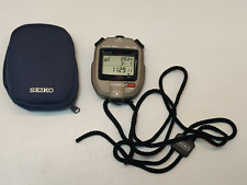 Used, SEIKO S143 - 300 Lap Memory with Printer Port Stopwatch SP12 Swimming Running for sale  Shipping to South Africa