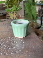 Used, Vintage Old Ceramic Porcelain Green Souffle Pudding Cup Kitchenware Dessert Bowl for sale  Shipping to South Africa