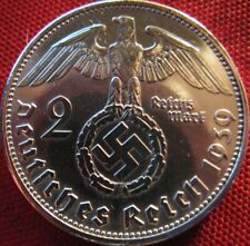 Alemania 2 Marcos año 1939 inicio de la segunda guerra mundial-moneda De Plata Iii Reich segunda mano  Embacar hacia Argentina
