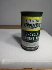 Vtg. MARINE OIL CAN "KIEKHAEFER MERCURY OUTBOARD MOTORS" 12 OZ. FULL for sale  Shipping to South Africa