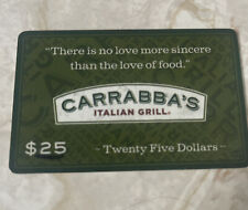 Carrabba gift card for sale  Girardville