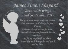 Personalised slate baby for sale  Shipping to Ireland