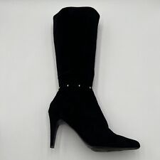 Impo Stretch Sass Women’s Knee Tall Studded Zipper Boots Size 9M Black comprar usado  Enviando para Brazil