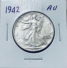 Medio dólar Walking Liberty 1942 AU bonita moneda precio bajo segunda mano  Embacar hacia Argentina