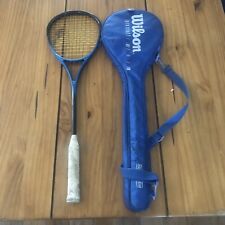 Vintage Wilson Squash Racket Pro Staff In Good Condition With Cover for sale  Shipping to South Africa