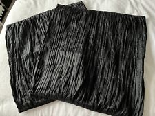 Black faux silk for sale  BRISTOL