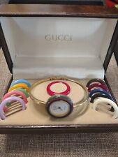 Reloj vintage años 80 GUCCI 1100-L 12 bisel intercambiable para mujer segunda mano  Embacar hacia Argentina