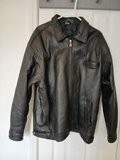 Black leather bomber for sale  Concord