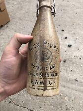 ANTIQUE ALEX PIRRIE HAWICK GINGER BEER BOTTLE for sale  Shipping to Canada