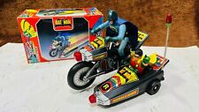 Brinquedo vintage anos 80 Batman & Robin motocicleta operado por bateria Taiwan na caixa, usado comprar usado  Enviando para Brazil