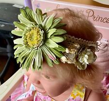 25% de desconto Faixa de cabeça artesanal boho floral coroa halo renascido criança/adulto 06 comprar usado  Enviando para Brazil
