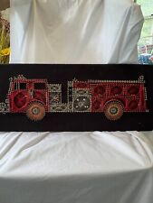 Vintage Wire Art, Signed by John L. Newman, Urbandale, Iowa, , Firetruck for sale  Shipping to South Africa