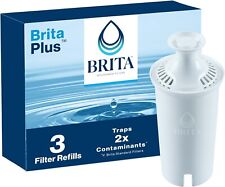 Filtro de água BritaPlus, filtro de substituição de alta densidade para jarros pacote com 3, usado comprar usado  Enviando para Brazil