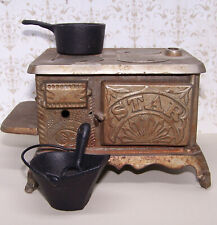 Used, Antique Cast Iron Toy Cook Stove Star for sale  Shipping to Canada